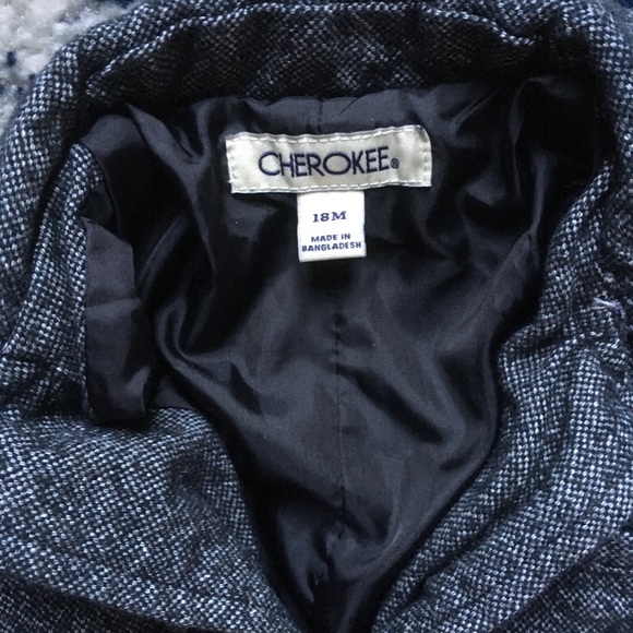 Boys woollike blazer size 18m Cherokee - Picture 2 of 4